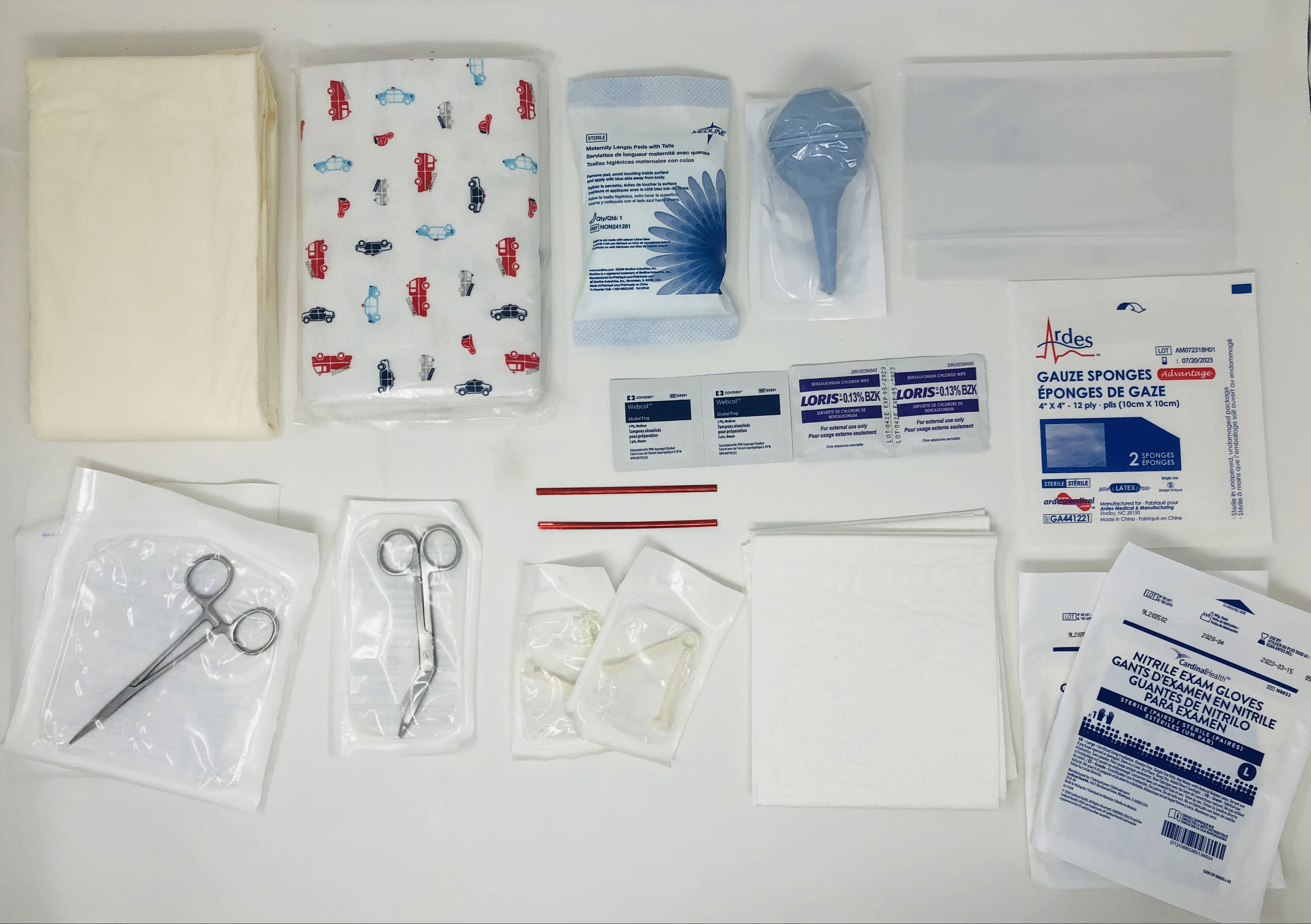 Allied Medical AMI-OBAS Obstetrical Kit Bagged 