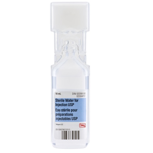 Sterile Water For Injection USP 10 mL
