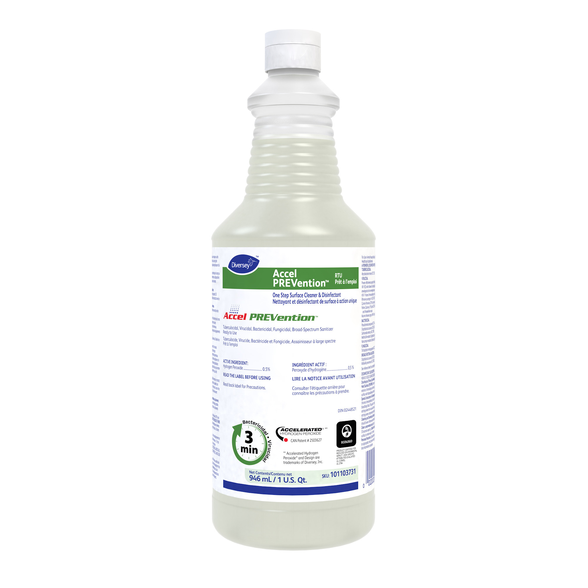 Accel PREVention™ RTU  946 mL Surface Disinfectant