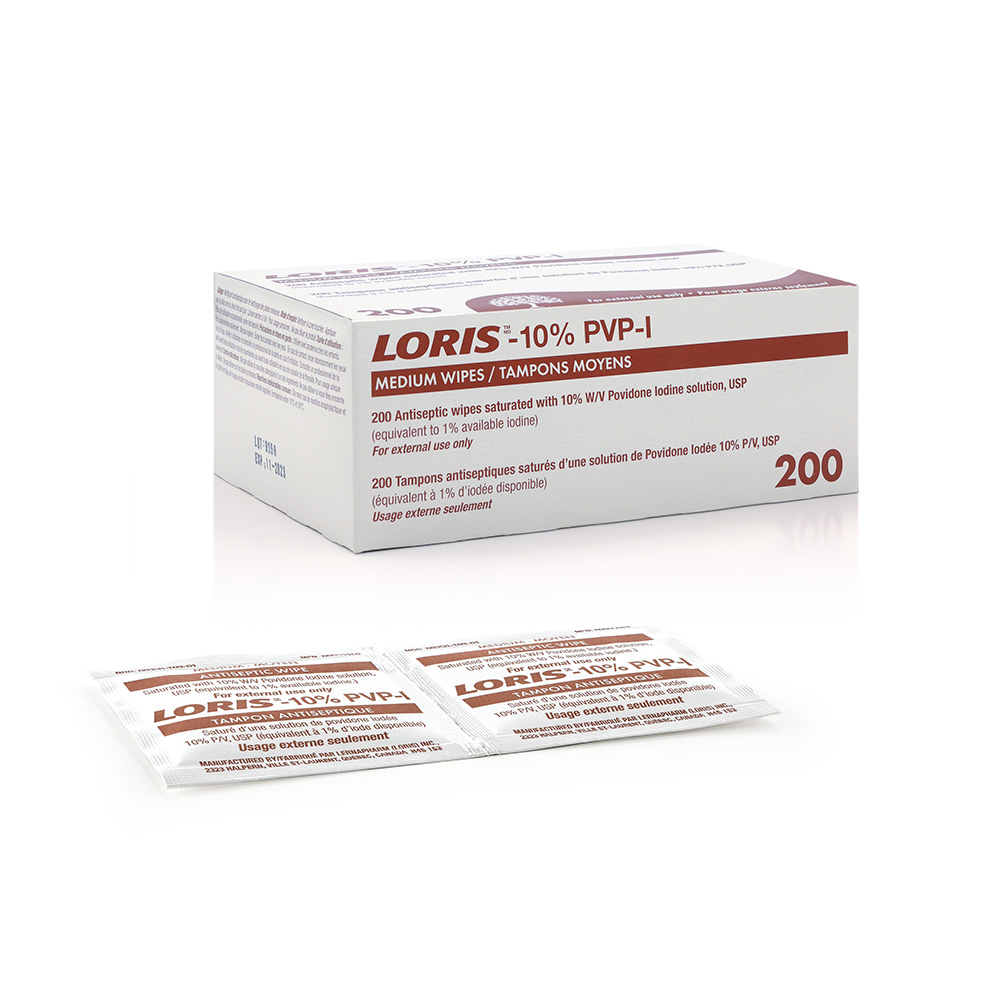 LORIS™ 10% PVP-I Wipes