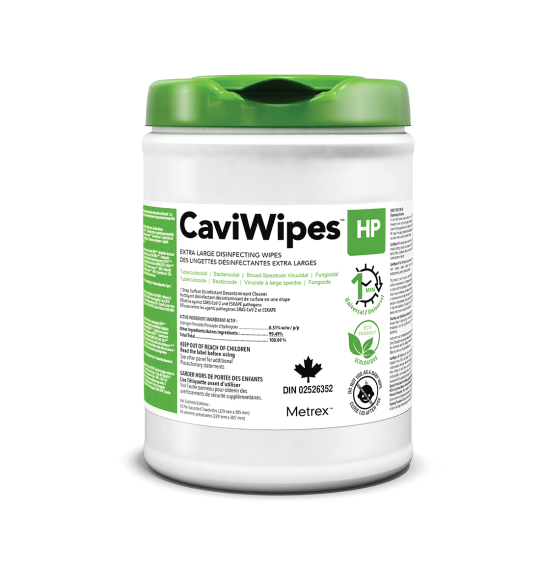 CaviWipes HP Disinfecting Wipes  6" x 6.75" - 160 Count