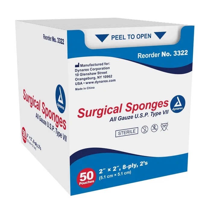 Gauze Sponges 8 Ply Sterile