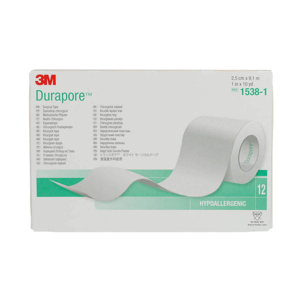 3M Durapore Silk Tape 1" (Box of 12)