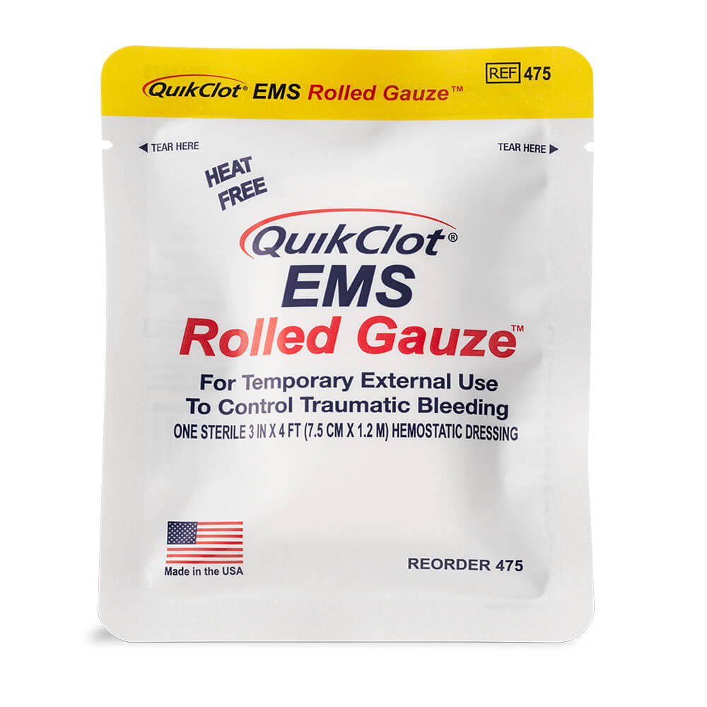 QuikClot® EMS Rolled Gauze