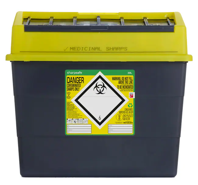 SharpSafe® Container 30L with Protected Access