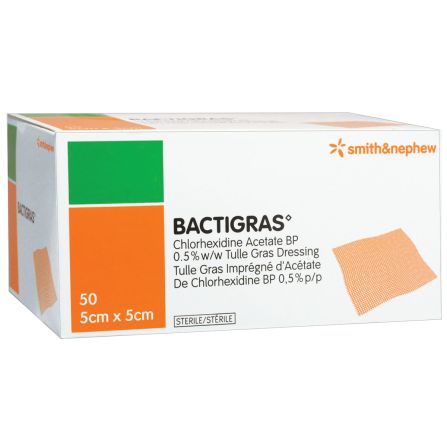 BACTIGRAS™ 7456 Total Antiseptic Dressing 5cm x 5cm
