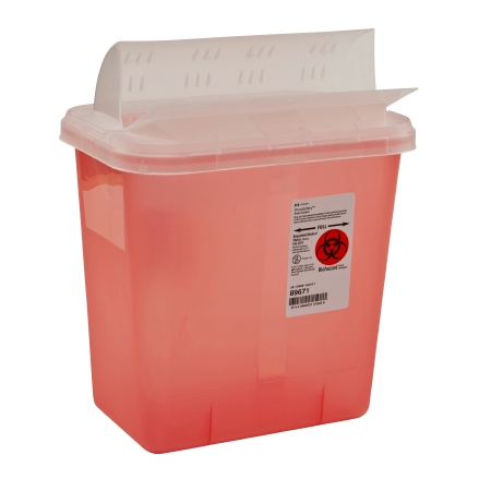 Cardinal Health Multi-Purpose Sharps Container 8qt Red