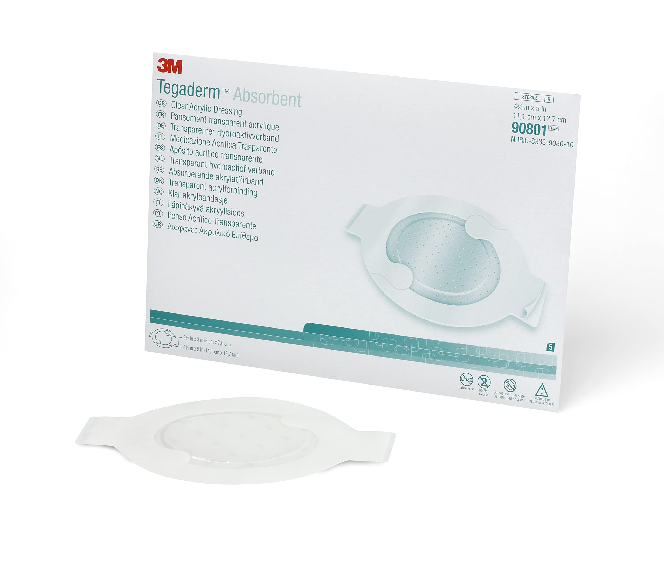 3M™ Tegaderm™ Absorbent Clear Acrylic Dressing
