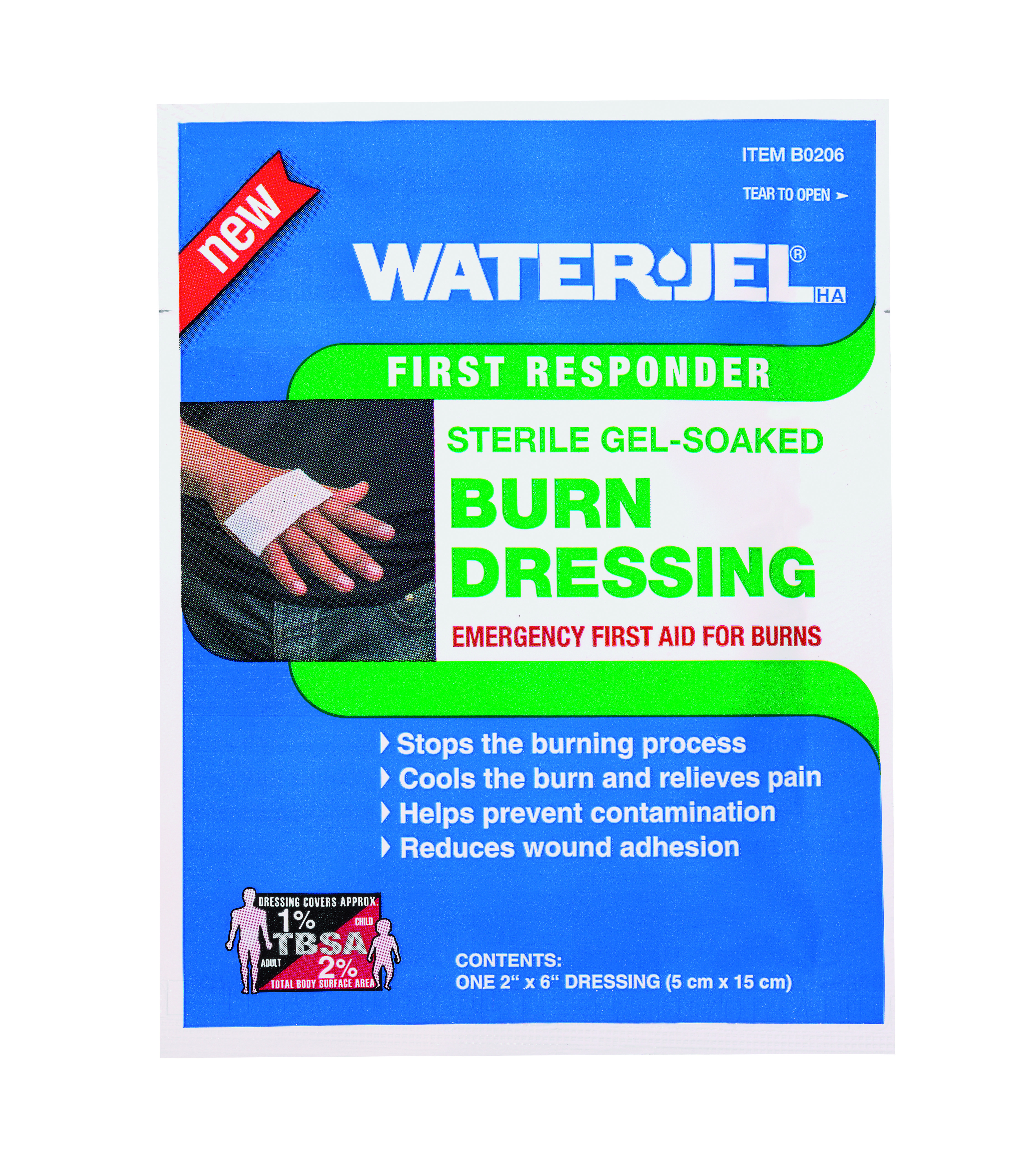 Water-Jel Burn Dressing 2" x 6"
