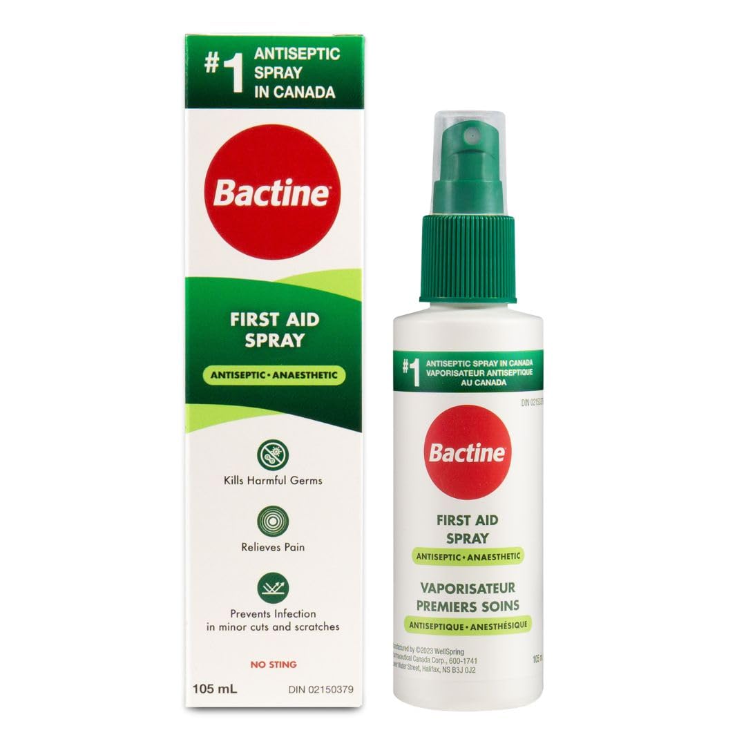 Bactine First Aid Antiseptic Spray 105 mL