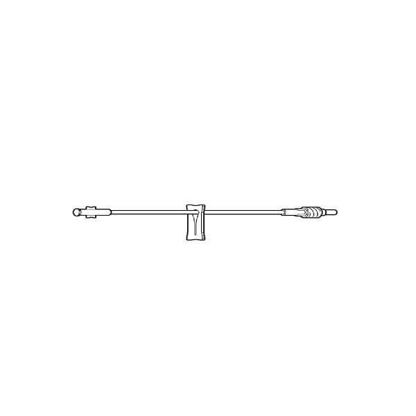 Baxter JC1195 Straight-Type Extension Set, Standard Bore, 7.5"