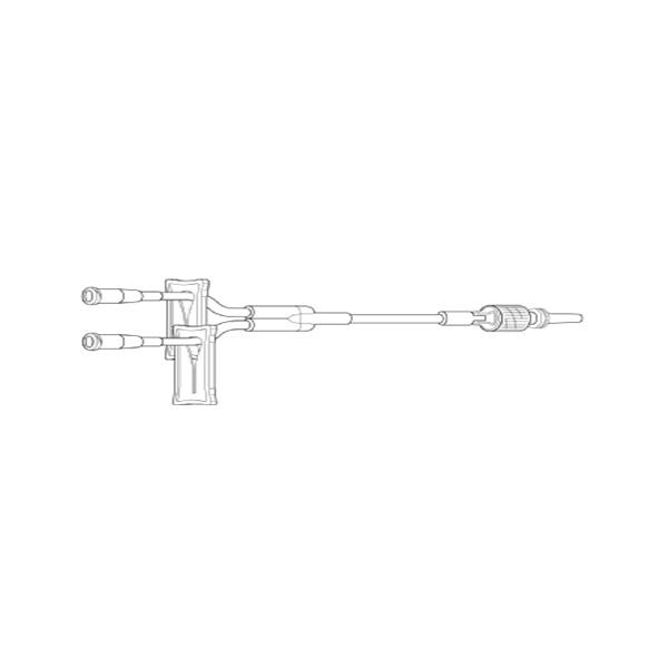 Baxter JC1946 Y-Type Extension Set, Standard Bore, 7.7"