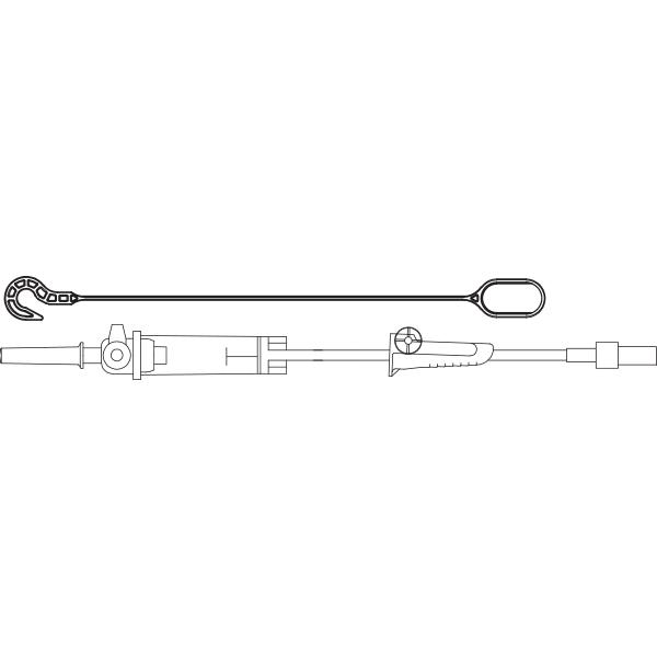 Baxter JC7462 Secondary Med Set With DUO-VENT, 37"