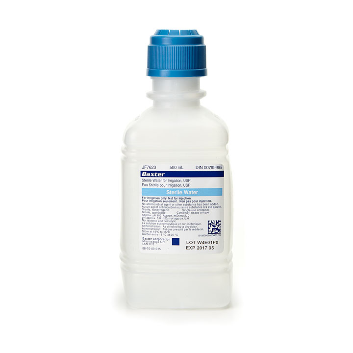 Baxter Sterile Water Pour Bottle