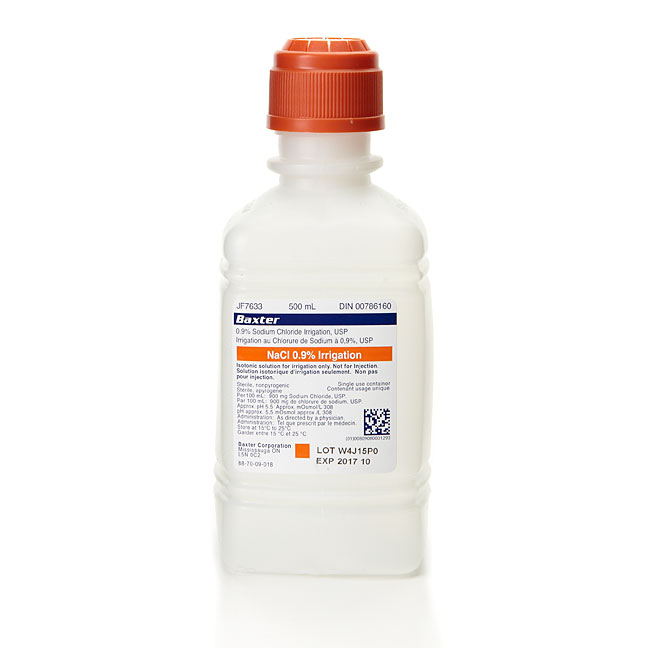 Normal Saline 0.9% For Irrigation Pour Bottle 1000 mL