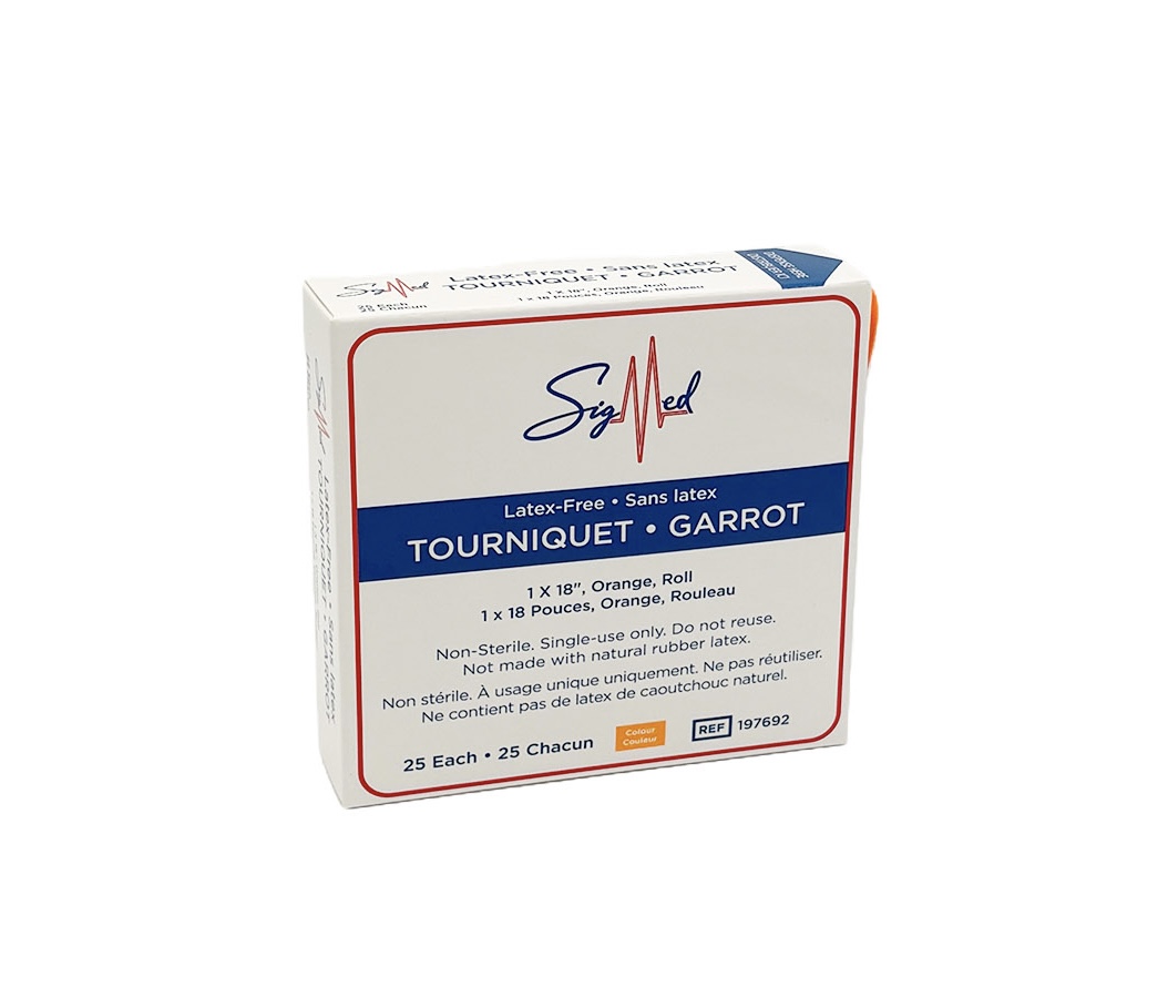 SigMed Latex-Free Tourniquet 1" x 18" 
