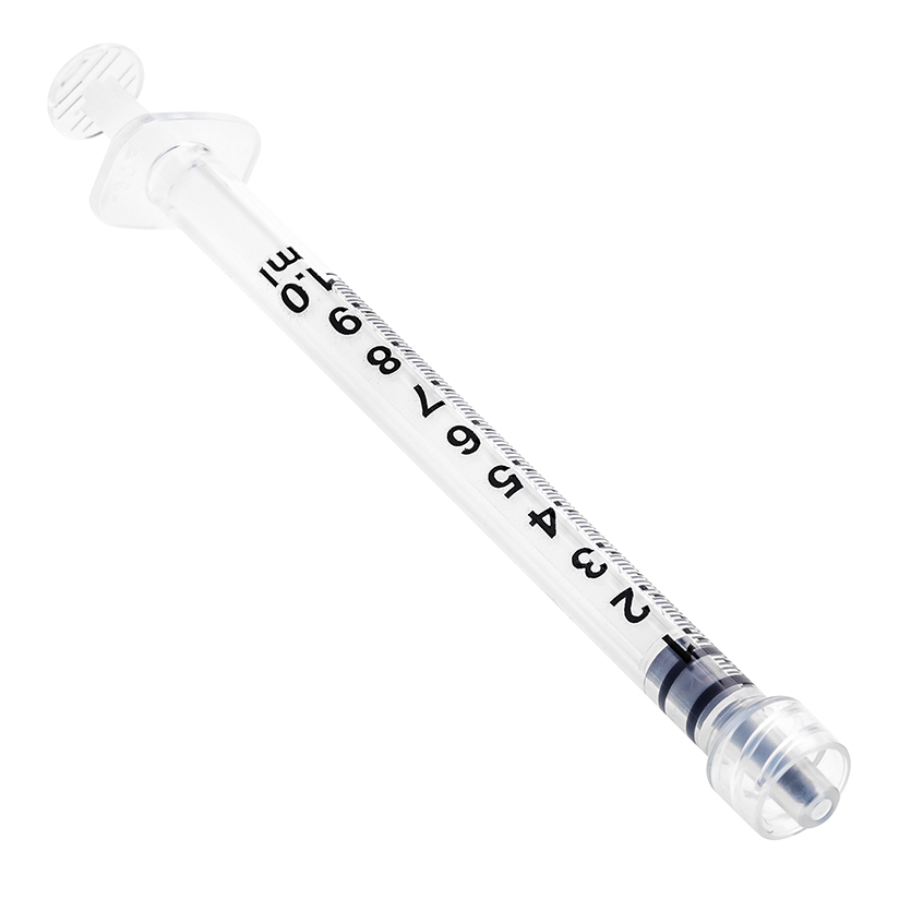 Sol-M® Luer Lock Syringe out of package angled