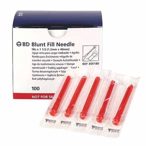 Blunt Fill Needle 18G x 1 1/2"