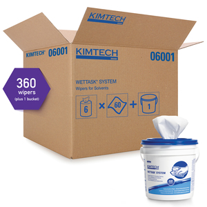 Kimtech Wettask Dry Sanitizing Wipes