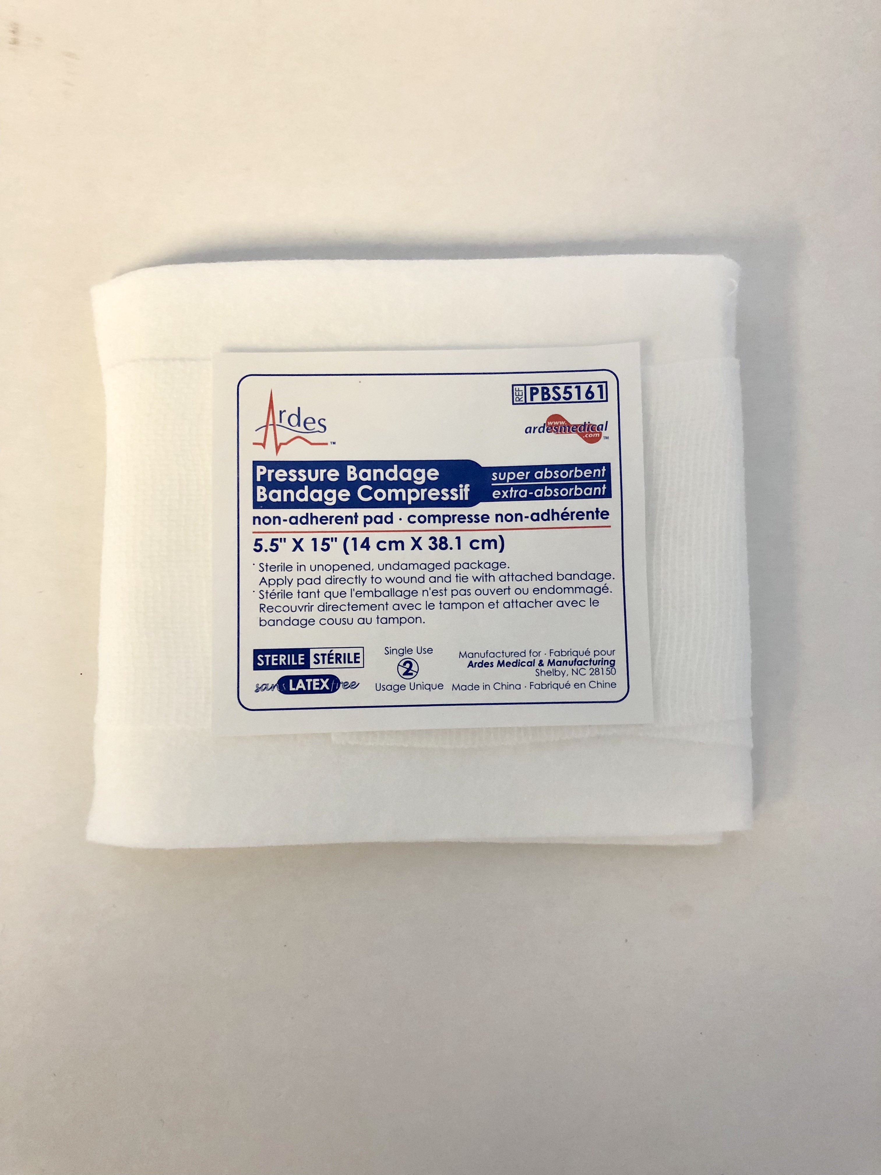 Ardes Sterile Pressure Dressing 5" x 16"